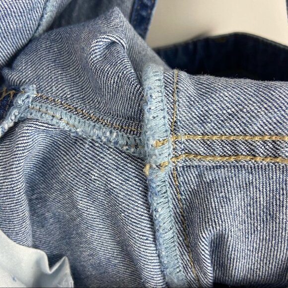 NWT Monkey Ride Distressed Denim Overalls Plus Size XXL Dungarees New With Tags - Picture 11 of 14